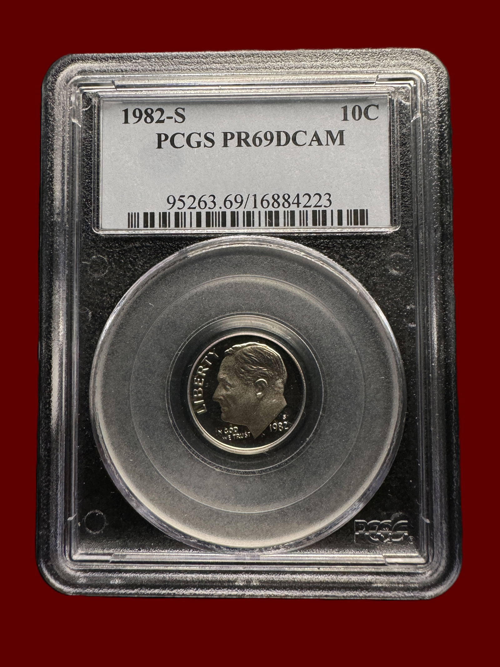 PCGS PR69DCAM 1982 S 10c Roosevelt Dime (1 of 3)
