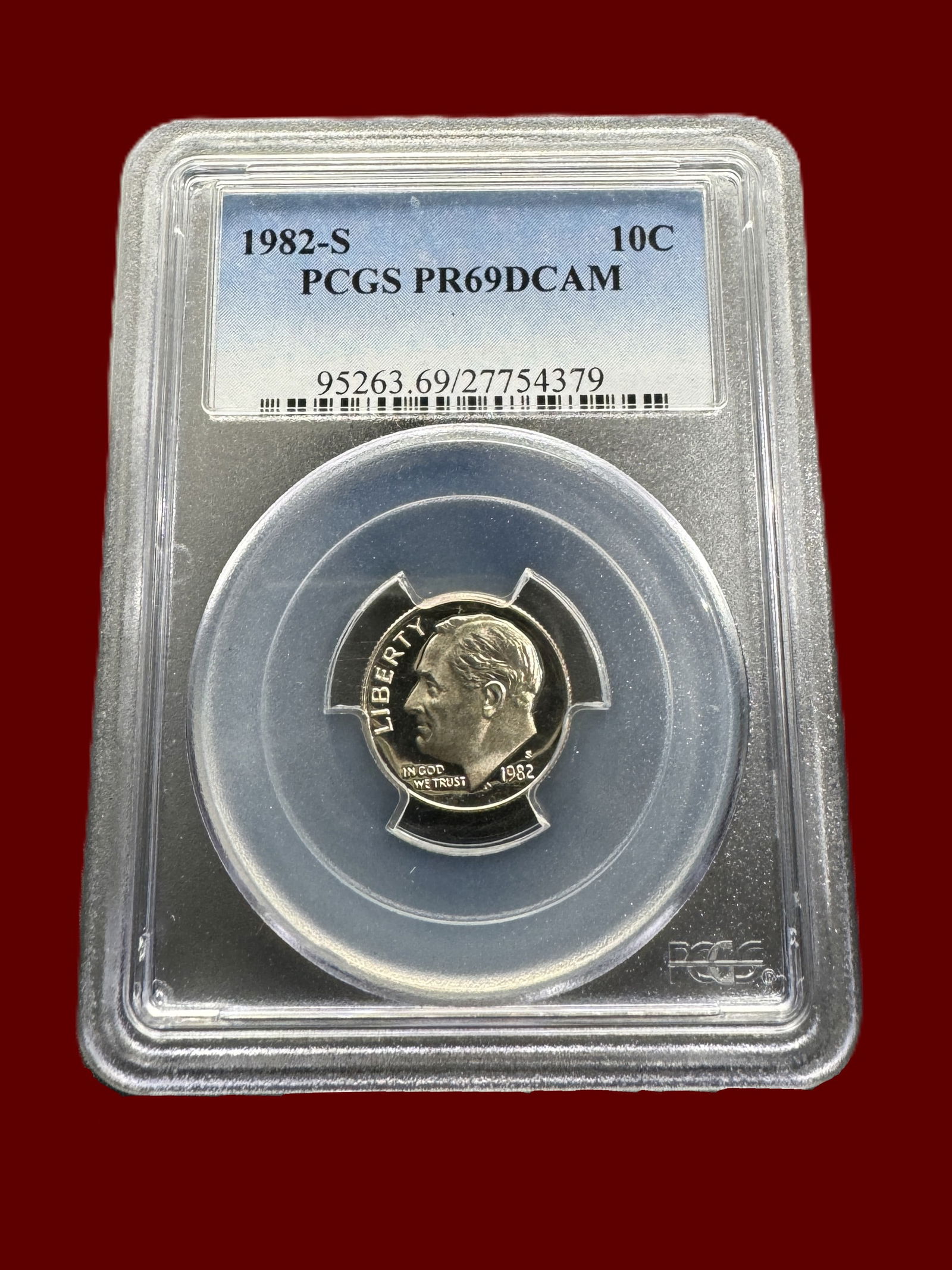 PCGS PR69DCAM 1982 S 10c Roosevelt Dime Proof (1 of 2)