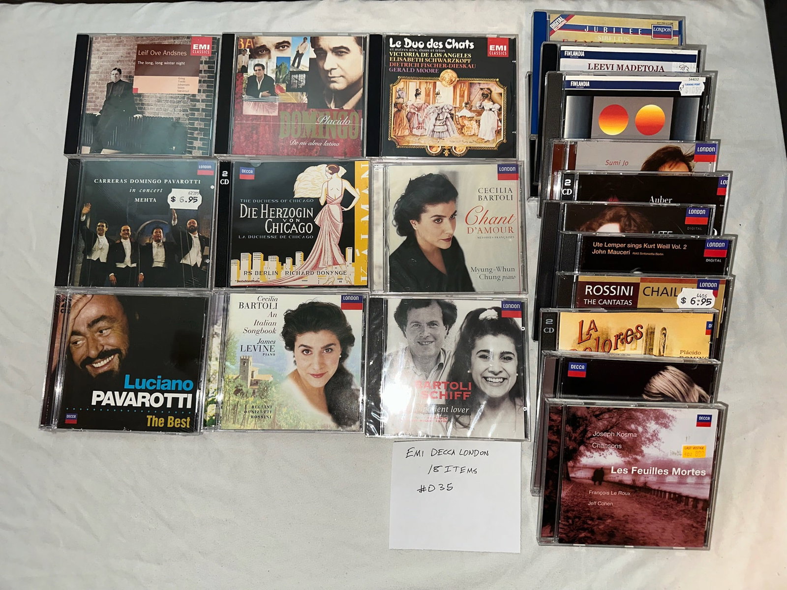Lot of 18 EMI,DECCA, and LONDON recording label CDs (1 of 1)