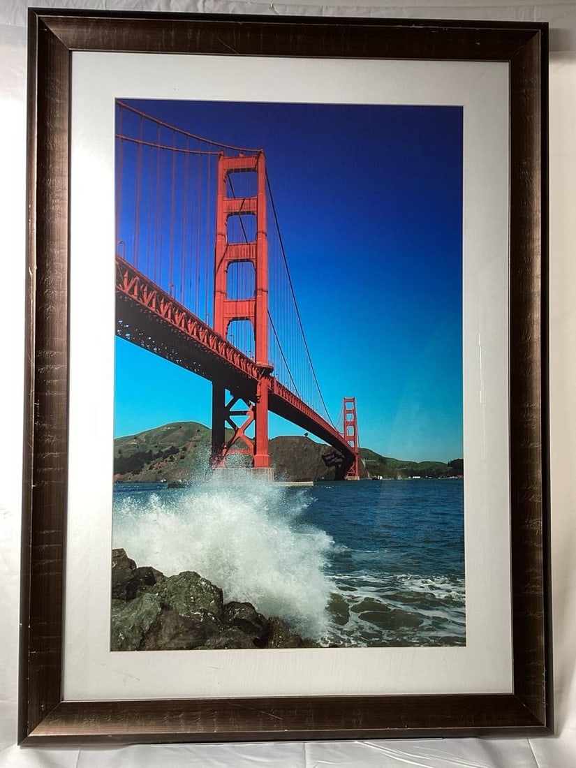 Golden Gate Bridge San Francisco Framed Photography Art 35x48 (1 of 17)