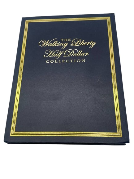 Silver Walking Liberty Half Dollar Collection Album 12x9 in (1 of 7)