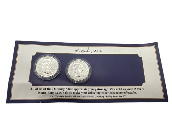 Franklin Half Dollar Coin Set 1951 1953 Liberty In God We Trust (1 of 5)