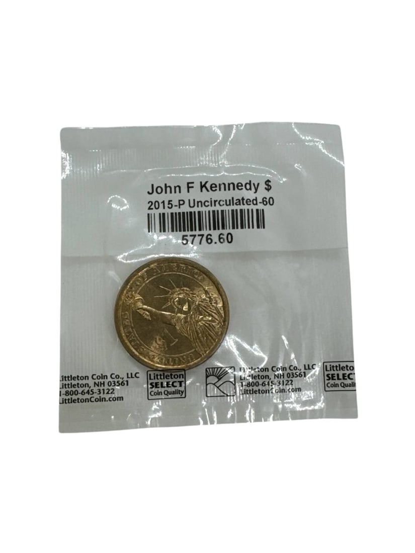 John F Kennedy 2015-P Uncirculated 60 Dollar Coin US Mint 1R (1 of 6)