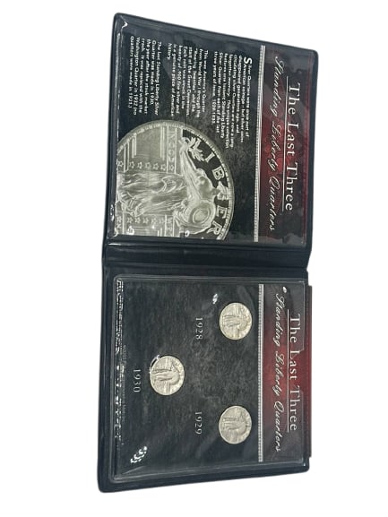 The Last Three Standing Liberty Quarters Set First Commemorative Mint 5x5x1 (1 of 8)