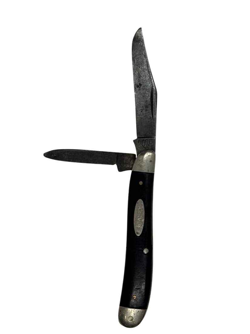 Case XX Vintage Folding Pocket Knife Black Handle EDC 3 inch (1 of 6)