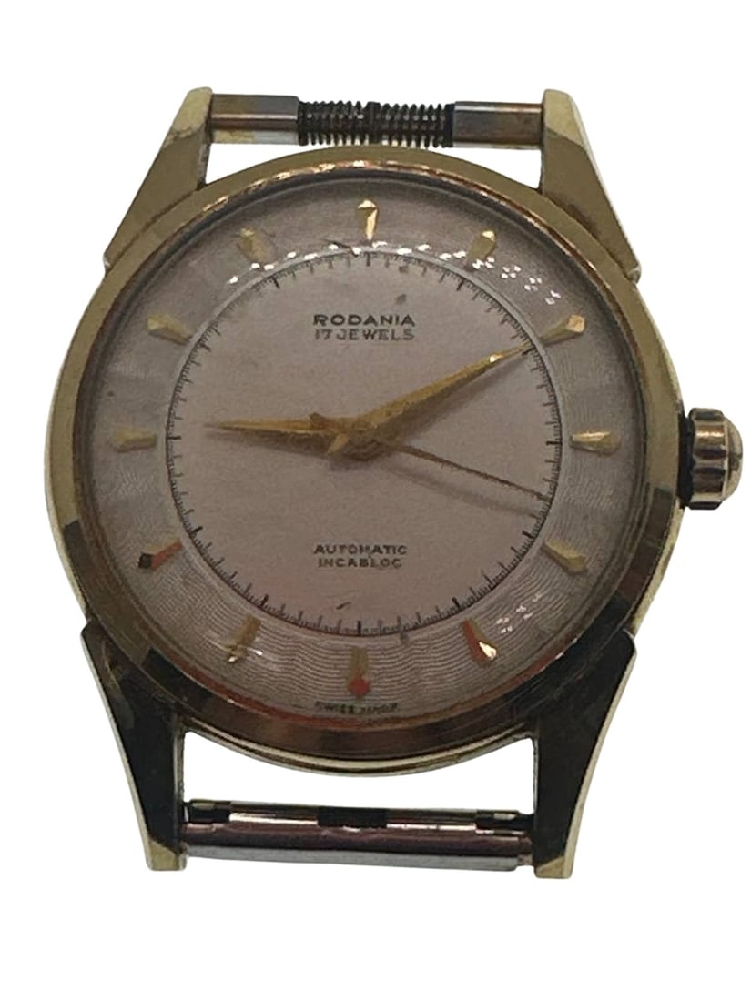 Rodania 17 Jewels Swiss Made Automatic Incabloc Gold Watch Vintage (1 of 11)
