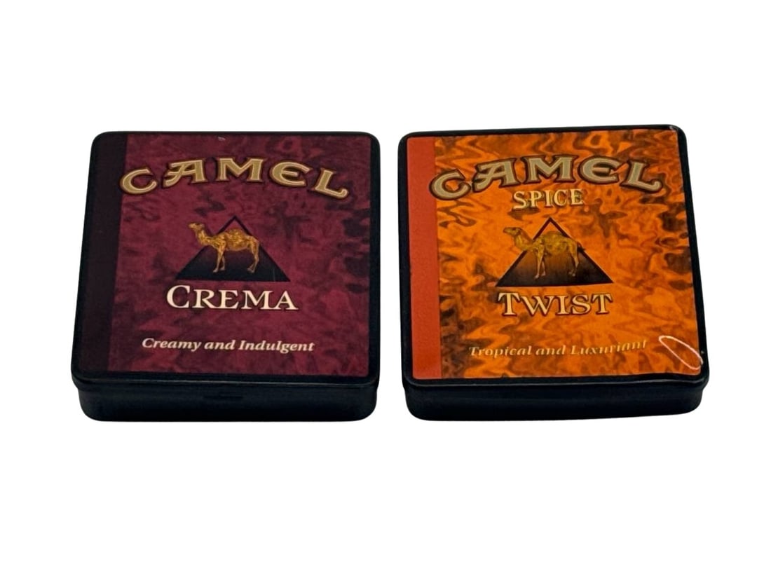 Camel Crema and Spice Twist Collectible Tin Case Set (1 of 5)