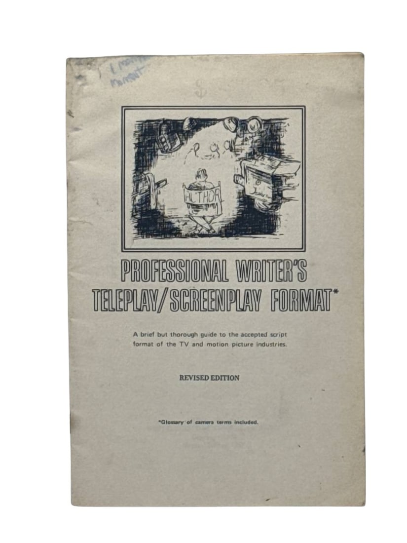 Professional Writers Teleplay Screenplay Format Revised Edition Guide 1983 (1 of 6)