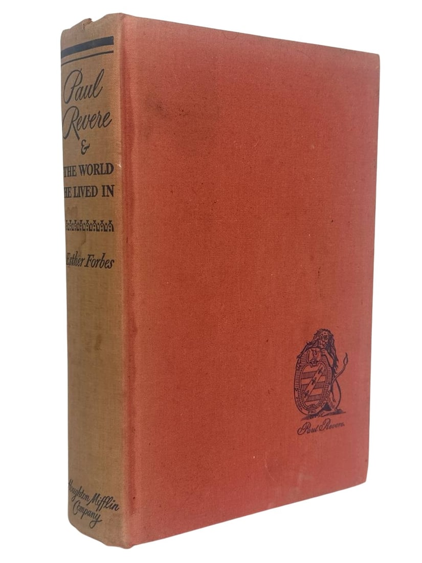 Paul Revere The World He Lived In Esther Forbes 1942 Edition Hardcover (1 of 9)