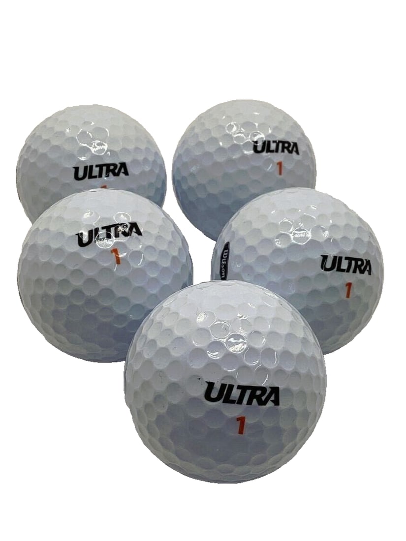 Wilson Ultra Golf Balls Set Of Five Perfect For Practice And Play (1 of 4)