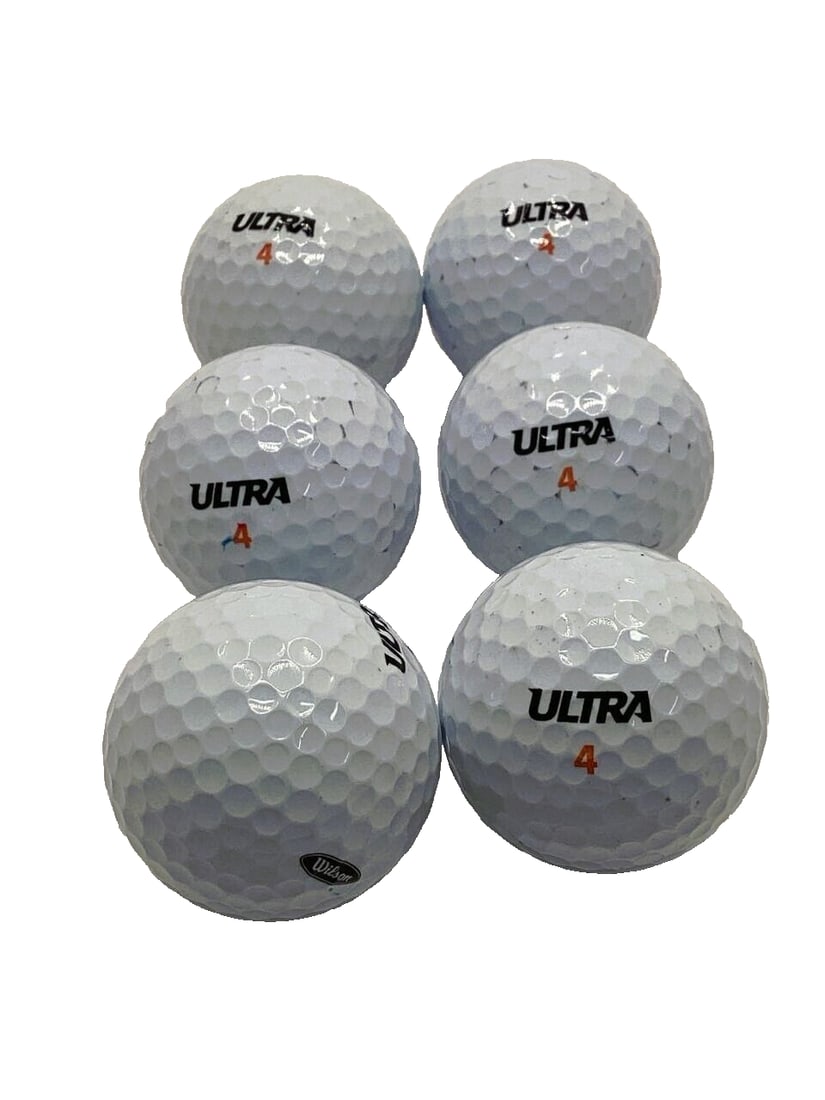 Wilson Ultra Golf Balls Set Of Six With Textured Surface (1 of 4)