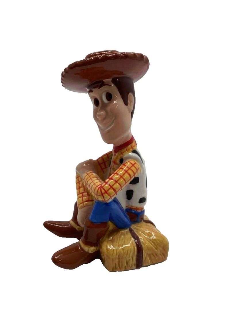 Disney Pixar Woody Sitting Cowboy Figurine From Toy Story (1 of 6)