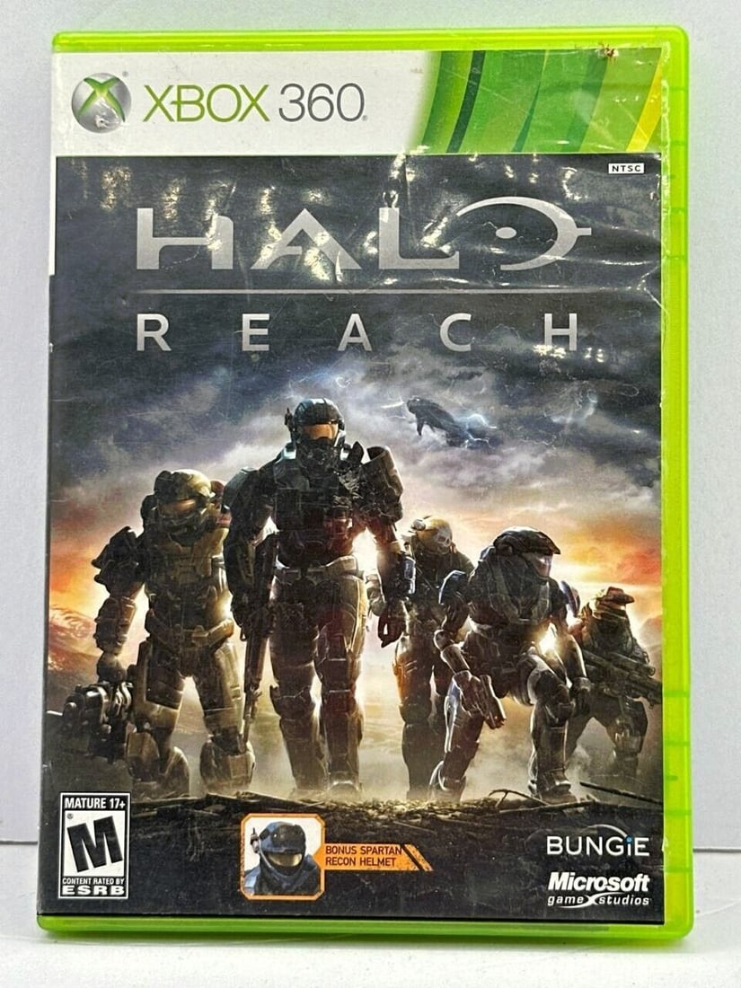 Halo Reach Xbox 360 Game Complete with Manual and Green Case (1 of 4)