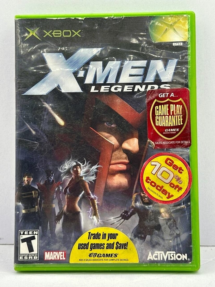 Xbox Game X-Men Legends Complete In Original Case With Manual Activision: See pictures for details