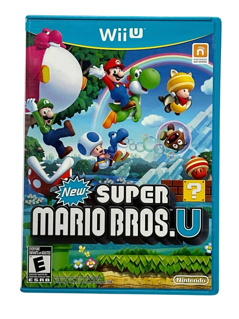 New Super Mario Bros U Nintendo Wii U Game Complete In Box Tested (1 of 6)