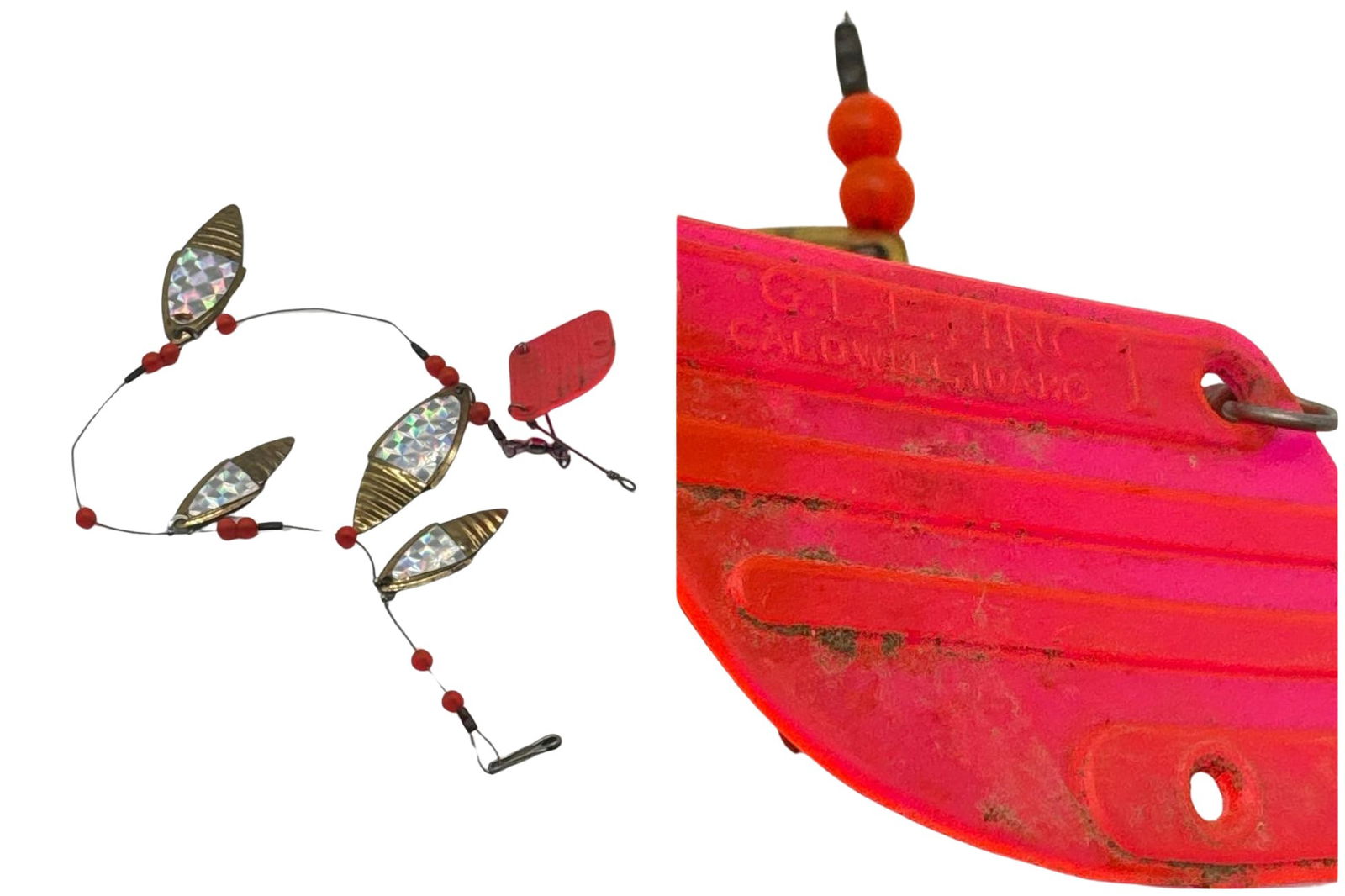 Fishing Tackle Spinner Bait Rig 18 Inches with Reflective Blades (1 of 3)