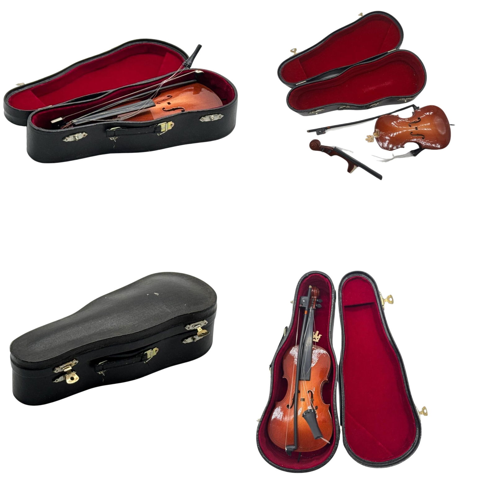 Unbranded Child's Violin With Case 9 Inch Miniature (1 of 5)