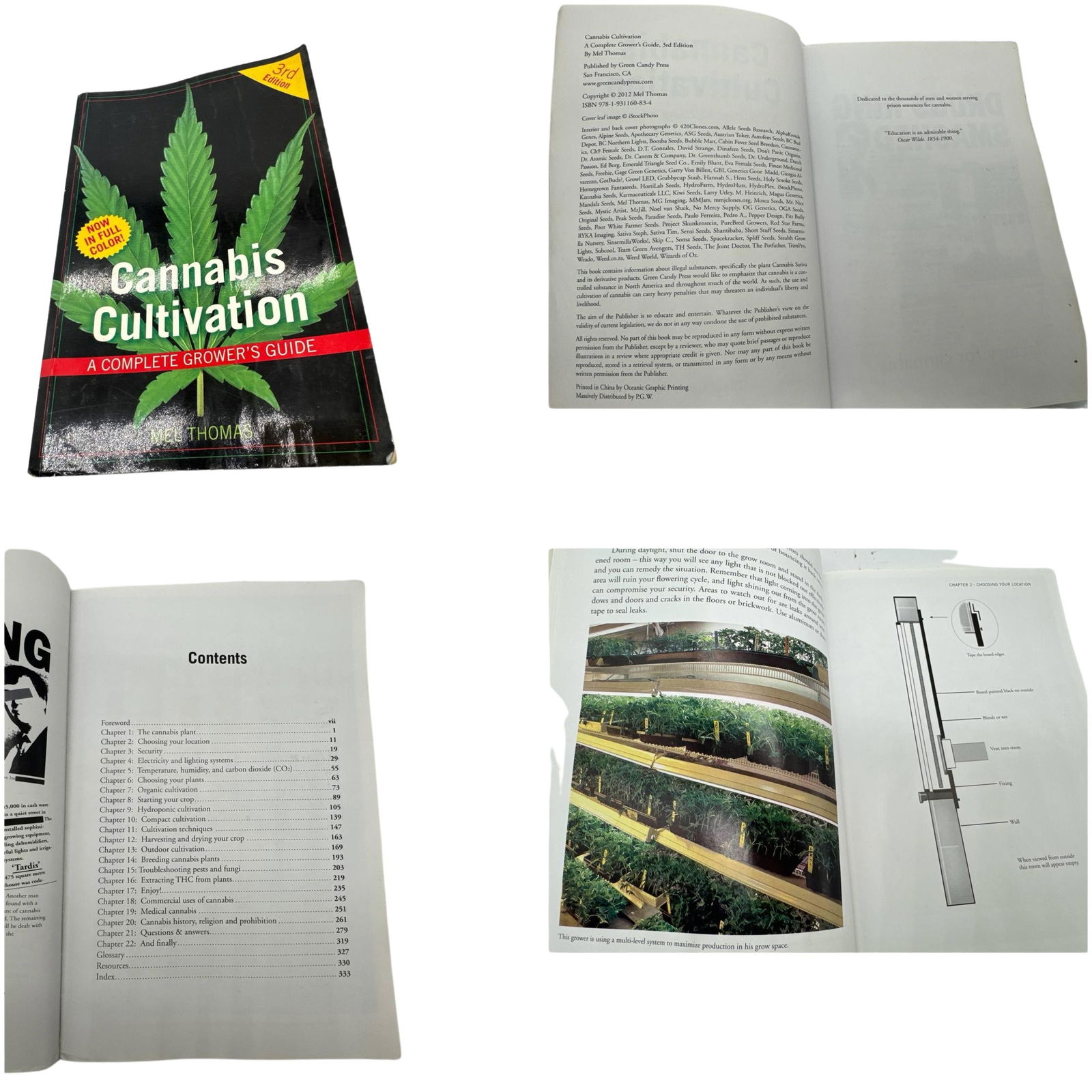 Cannabis Cultivation A Complete Growers Guide By Mel Thomas 9x6 In (1 of 5)