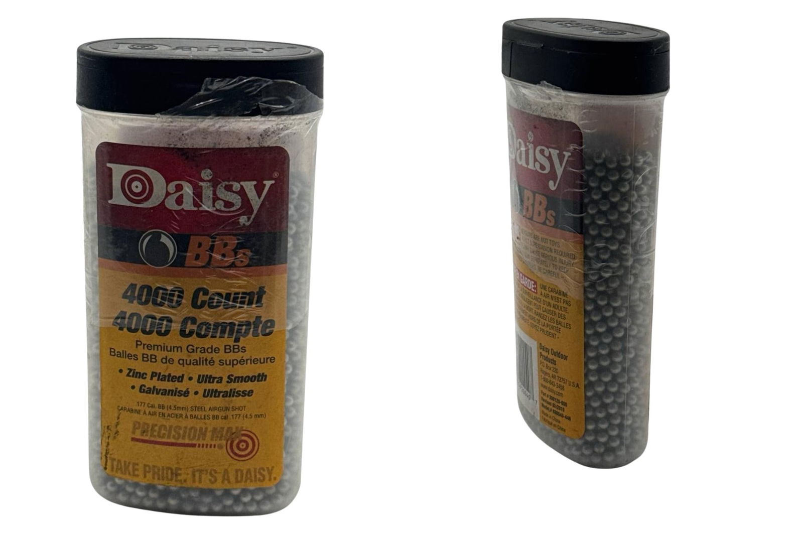 Daisy Premium Grade BBs 4000 Count 177 Cal 45mm Steel Airgun Shot Container (1 of 3)