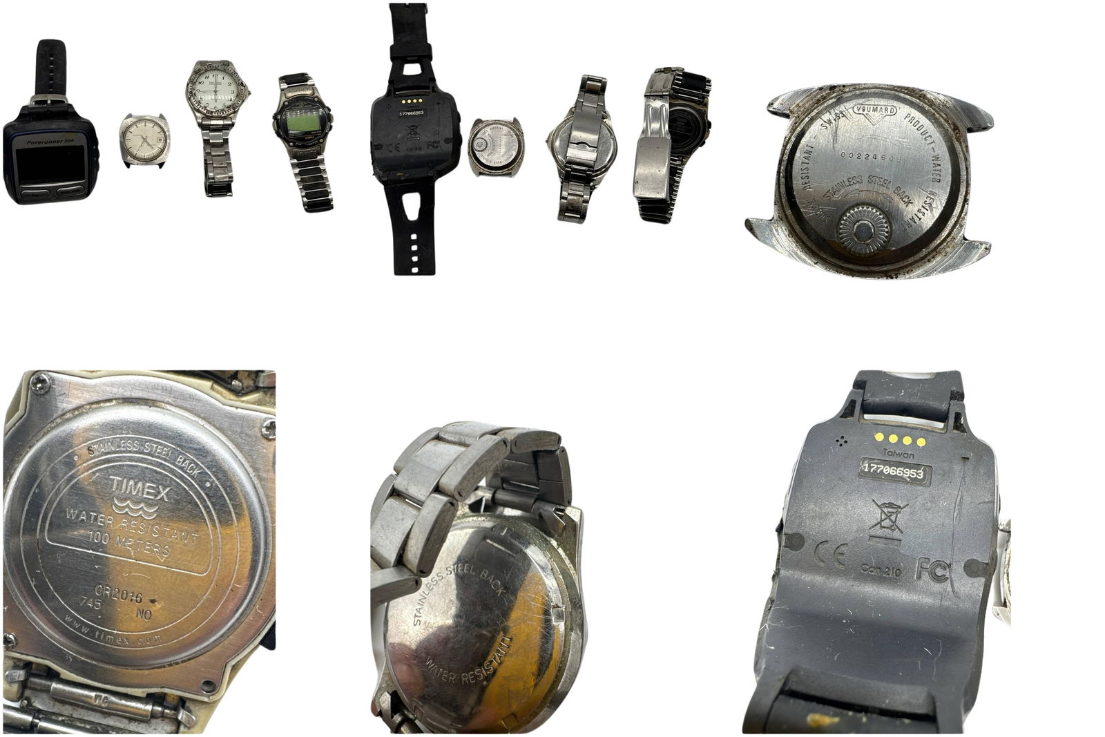 Timex Garmin Voumard Mens Water Resistant Stainless Steel Watch Lot: Timex Garmin Voumard Mens Water Resistant Stainless Steel Watch Lot delivers an excellent array of collectible timepieces for watch enthusiasts. Each piece highlights distinctive features, such as sta