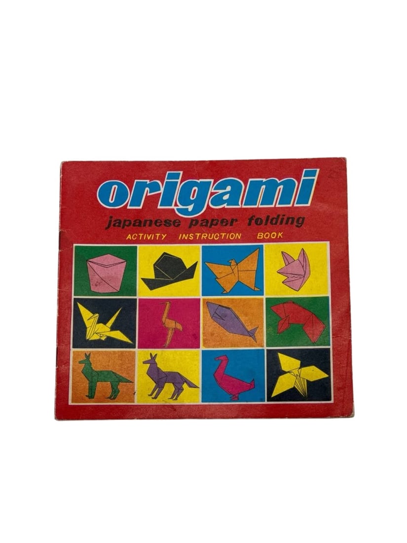 Origami Japanese Paper Folding Activity Instruction Book 7x7 Inch (1 of 5)