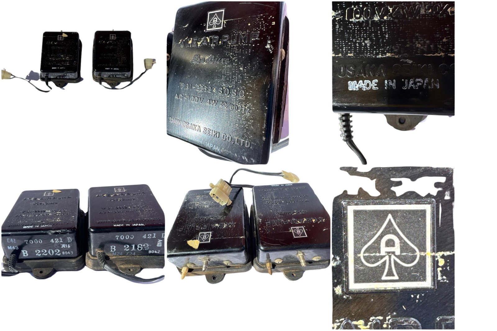 Sintosara Seiki Co Ltd Aquarium Air Pump AC 100V 4W 50 60 Hz Japan: Vintage Sintosara Seiki Co Ltd Aquarium Air Pump AC 100V 4W 50 60 Hz Japan is a rare find among specialized fish tank accessories, offering a dependable design that suits various aquarium setups. Whet