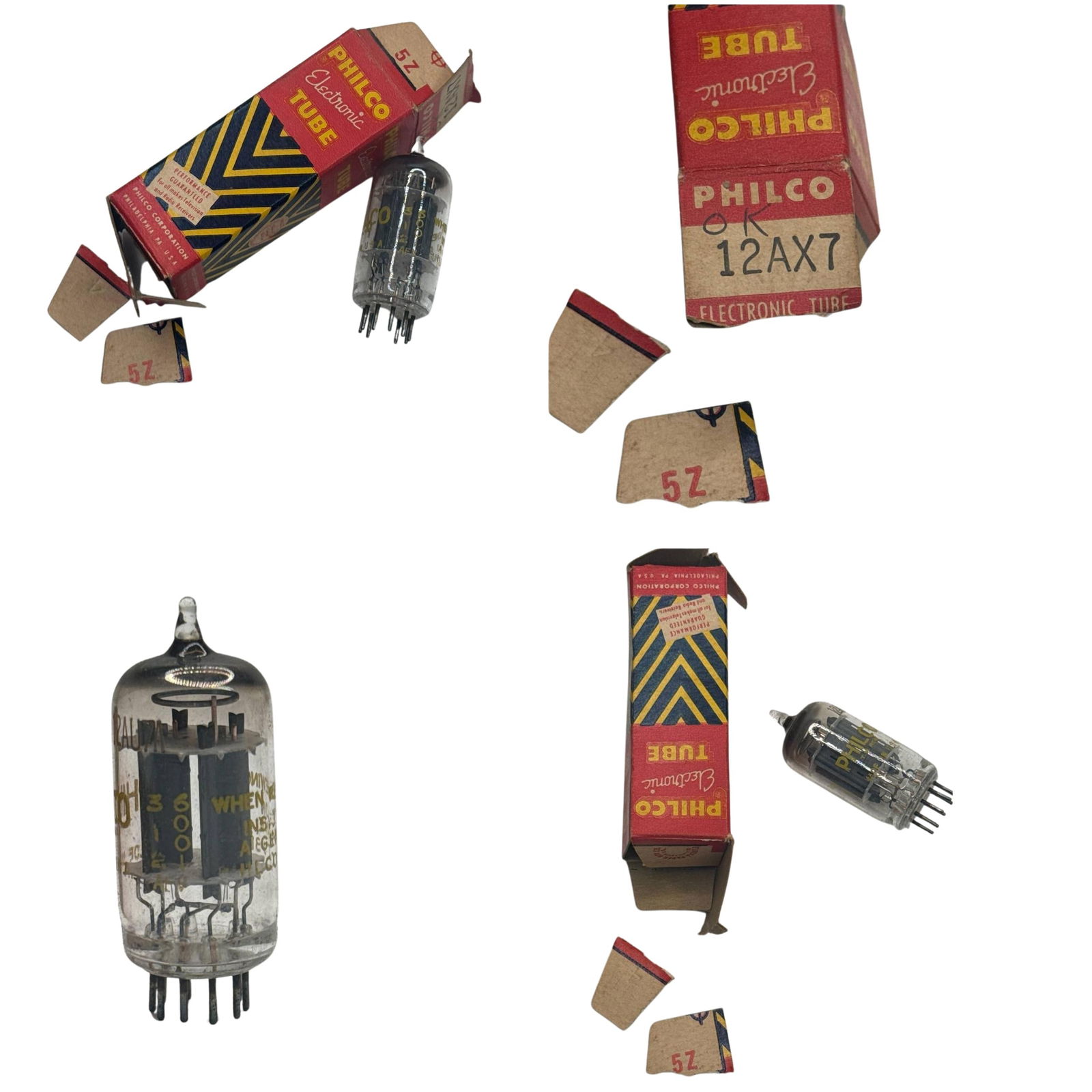 Philco 12AX7 Vintage Electronic Vacuum Tube Amplifier Preamp Audio Part (1 of 5)