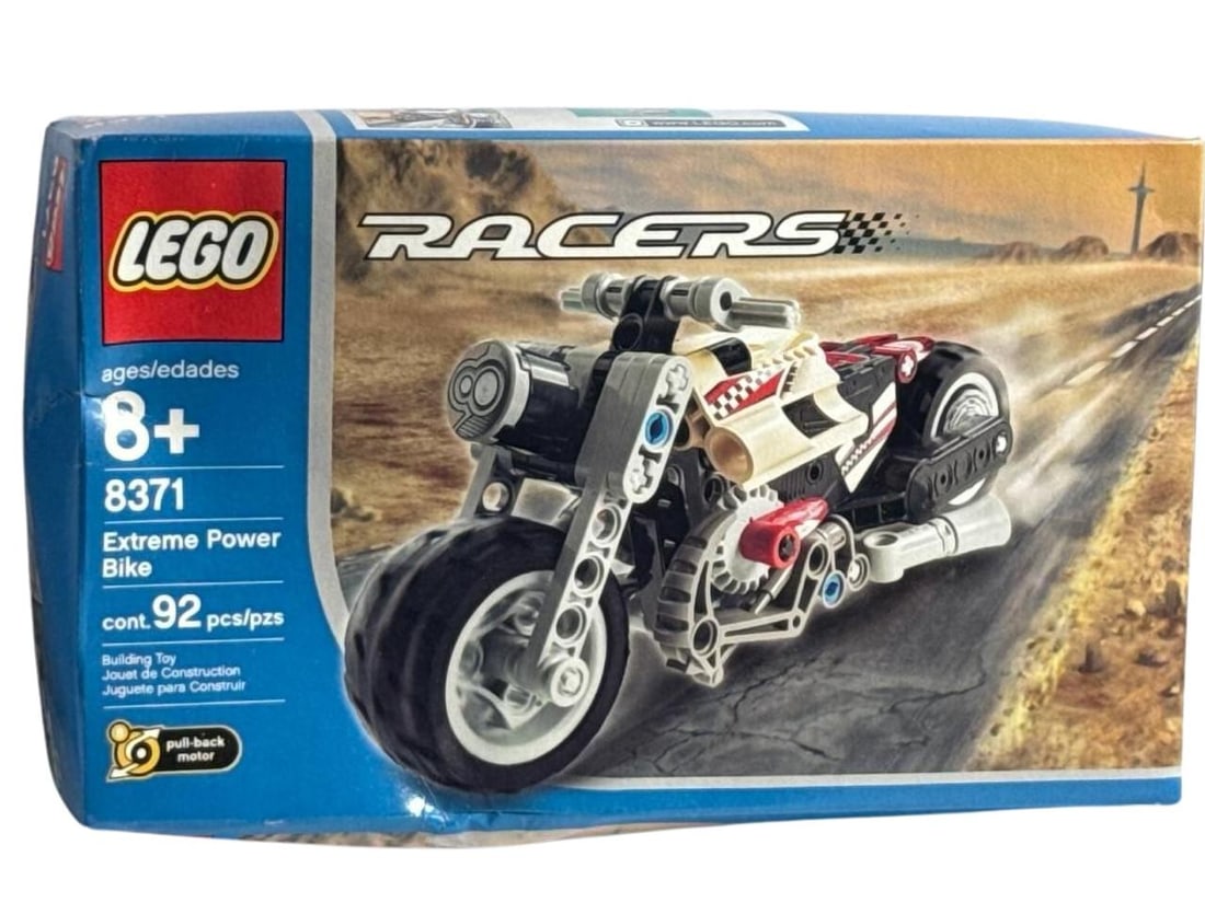 Lego Racers 8371 Extreme Power Bike Set 2003 92 Pieces 4186930 (1 of 9)
