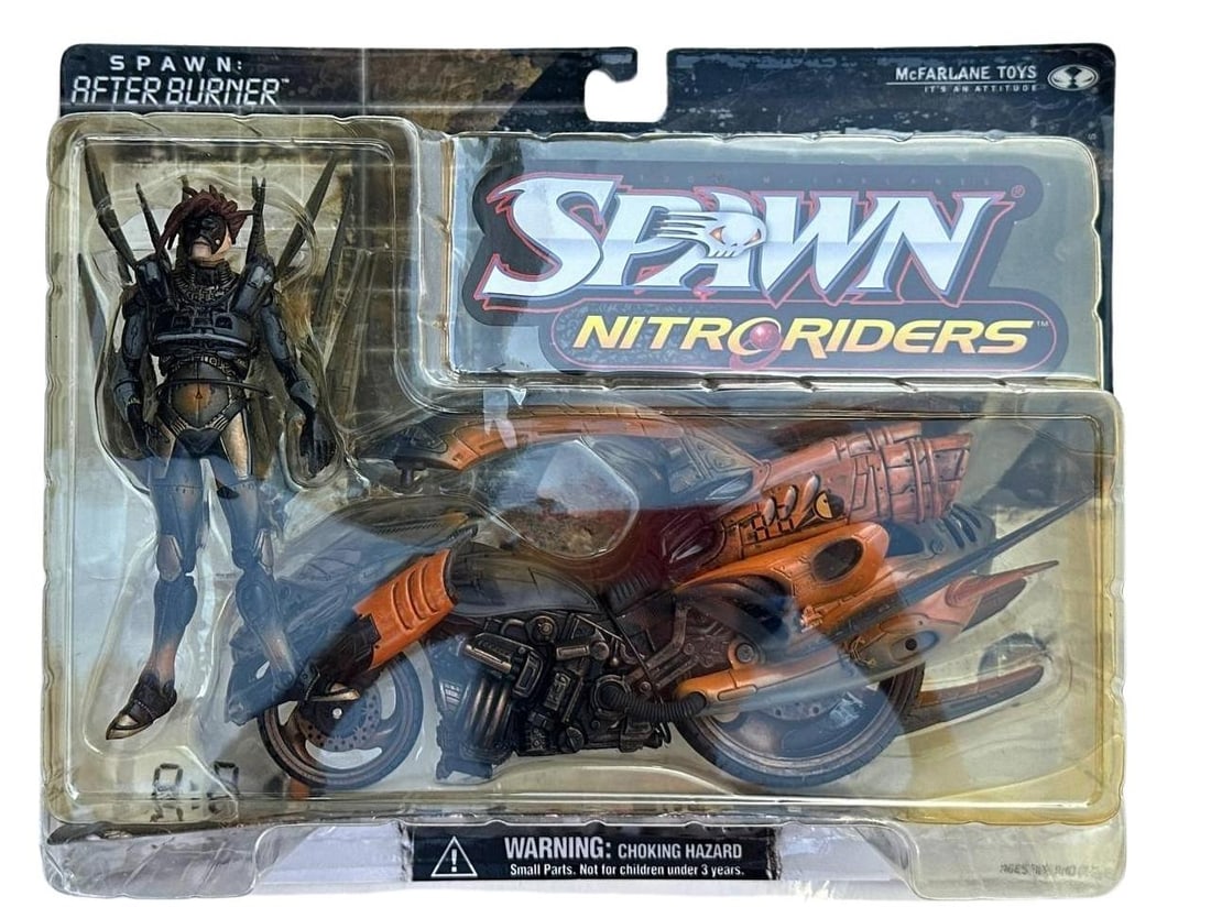 Spawn Nitro Riders After Burner Series 16 Action Figure Todd McFarlane 1999 (1 of 9)