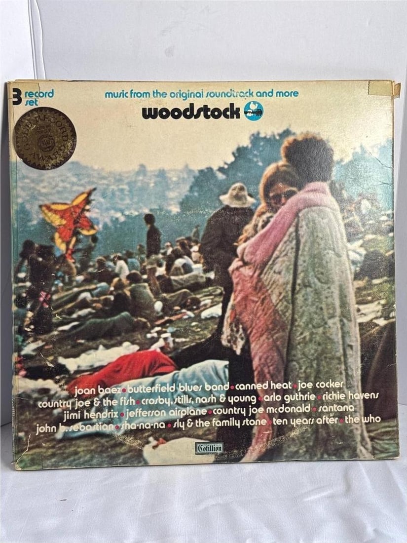 Woodstock Original Soundtrack Three LP Box Set By Cotillion Vintage 1970 (1 of 20)