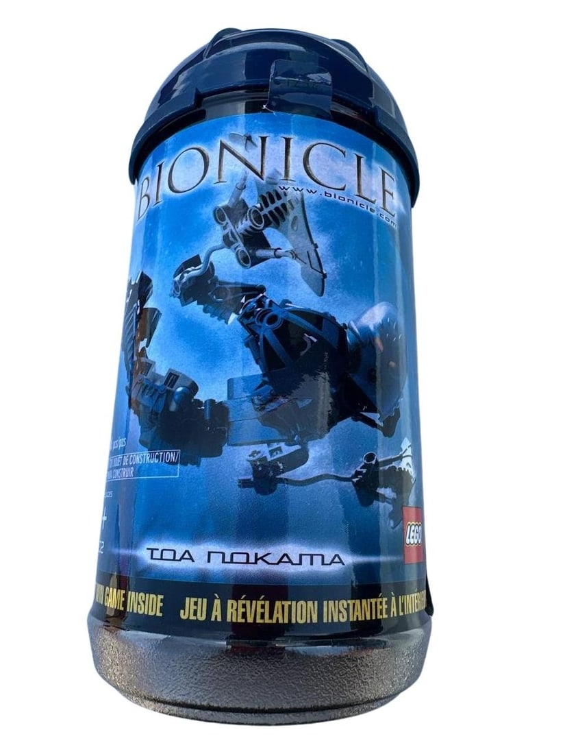 Rare Lego Bionicle 8602 Toa Nokama Building Toy Mint Collectible Original With Canister 7: Rare lego bionicle mint is a highly sought-after collectible for fans who treasure classic construction toys. This Bionicle 8602 Toa Nokama set features approximately 46 pieces in its distinctive blue