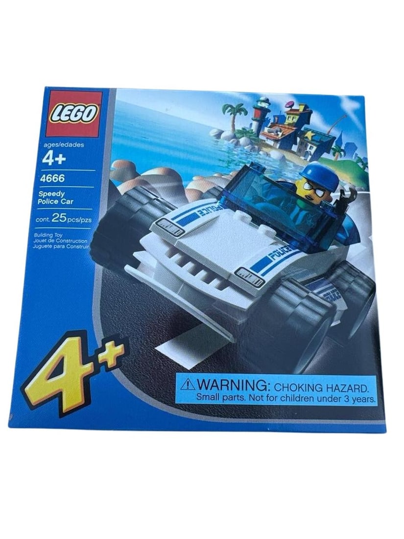 Lego 4666 Speedy Police Car Collectible Building Set 25 Pieces Gift (1 of 9)