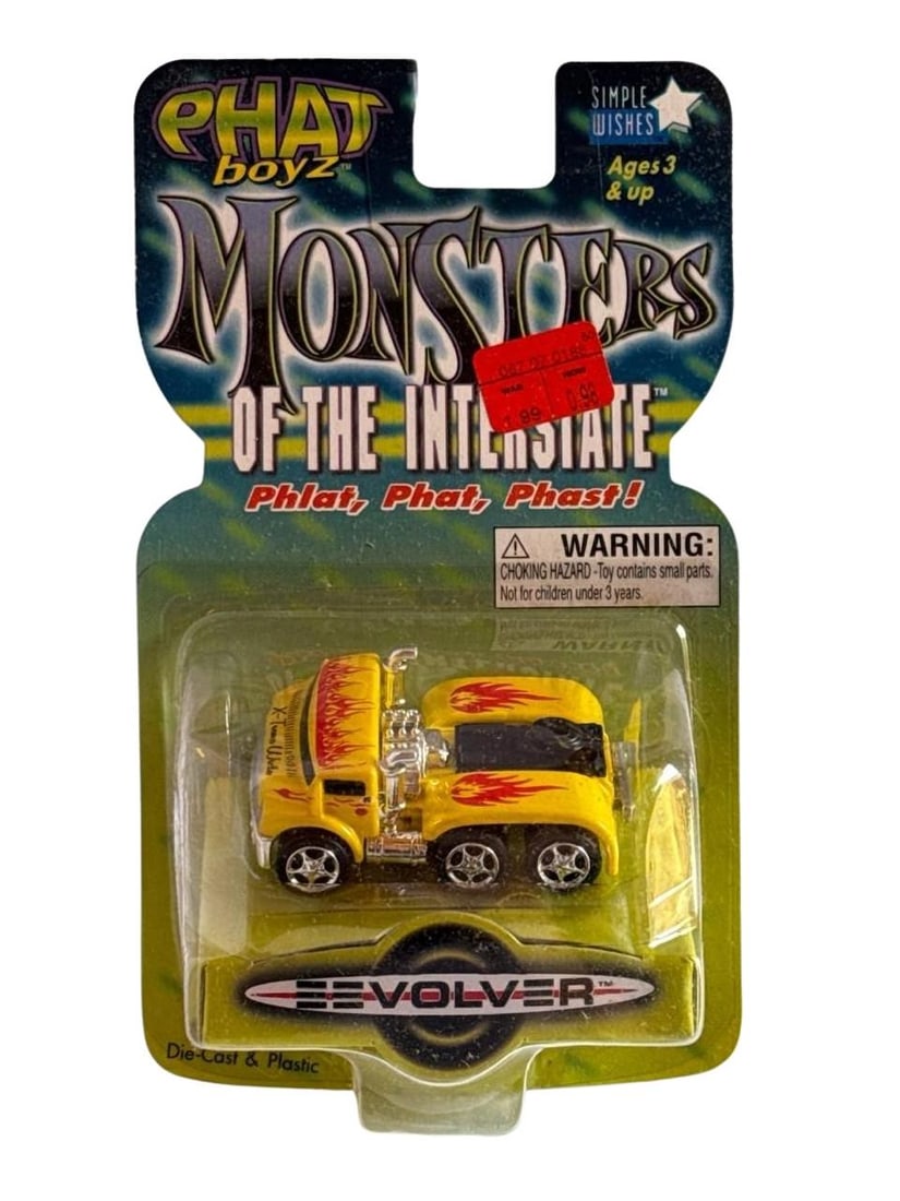 Phat Boyz Monsters Of The Interstate Evolver Bright Yellow Diecast Truck 5In (1 of 5)