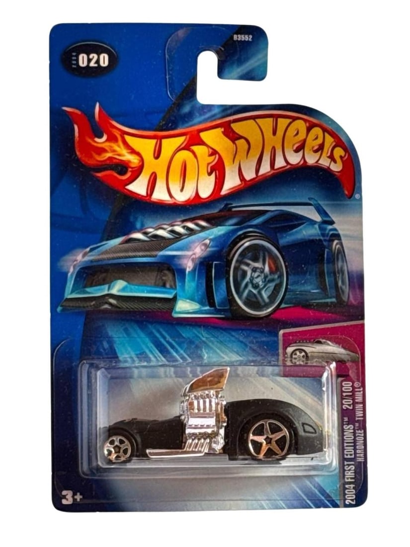Hot Wheels 2004 First Editions 20 Of 100 Hardnoze Twin Mill Toy Car 3in US Sealed: Hot Wheels 2004 First Editions 20 Of 100 Hardnoze Twin Mill is a highly sought after collectible die cast toy car cherished by fans of unique automotive designs. This sealed item retains its original