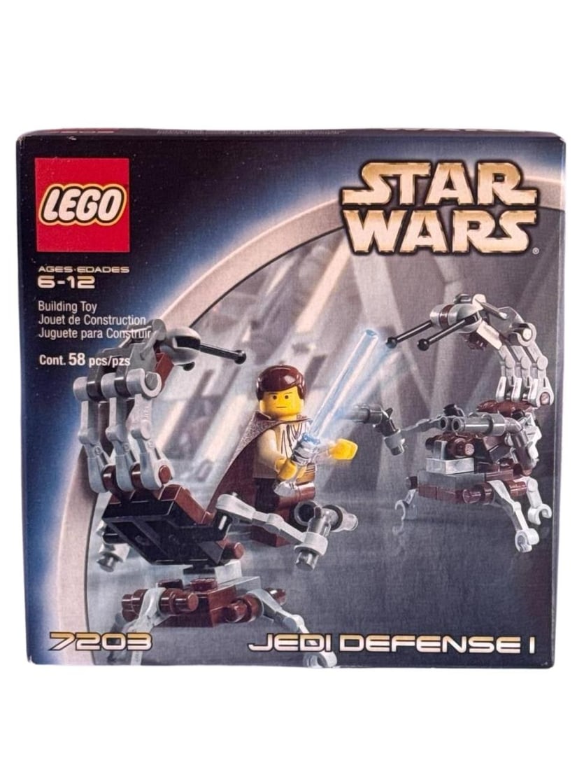 Lego Star Wars 7203 Jedi Defense I Building Toys 58 Pieces 2002 (1 of 9)