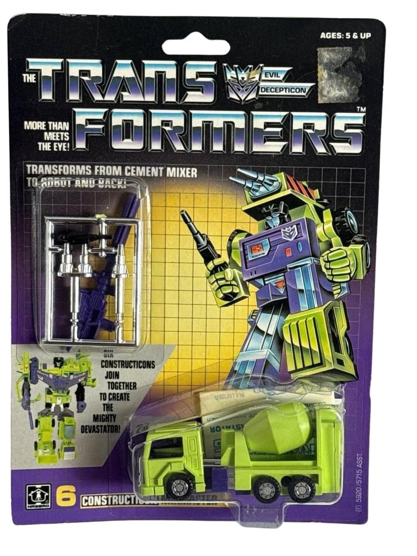 Hasbro Transformers G1 Mixmaster Constructicon Vintage 2001 Open Box Toy Figure (1 of 5)