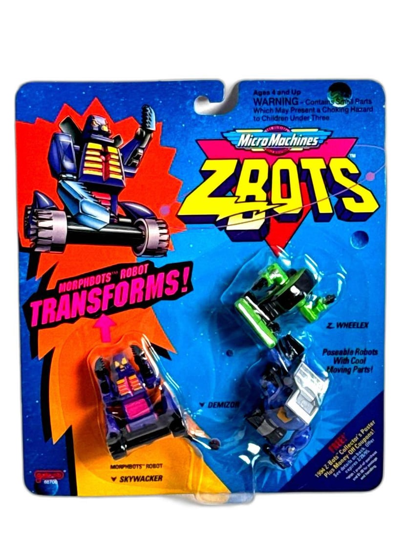 Micro Machines Z Bots 1993 Lewis Galoob Toys Robot Action Figures Sealed: Micro Machines Z Bots 1993 Lewis Galoob Toys robot action figures sealed in original packaging are a must have for enthusiasts seeking a true piece of vintage toy history These collectible Z Bots show