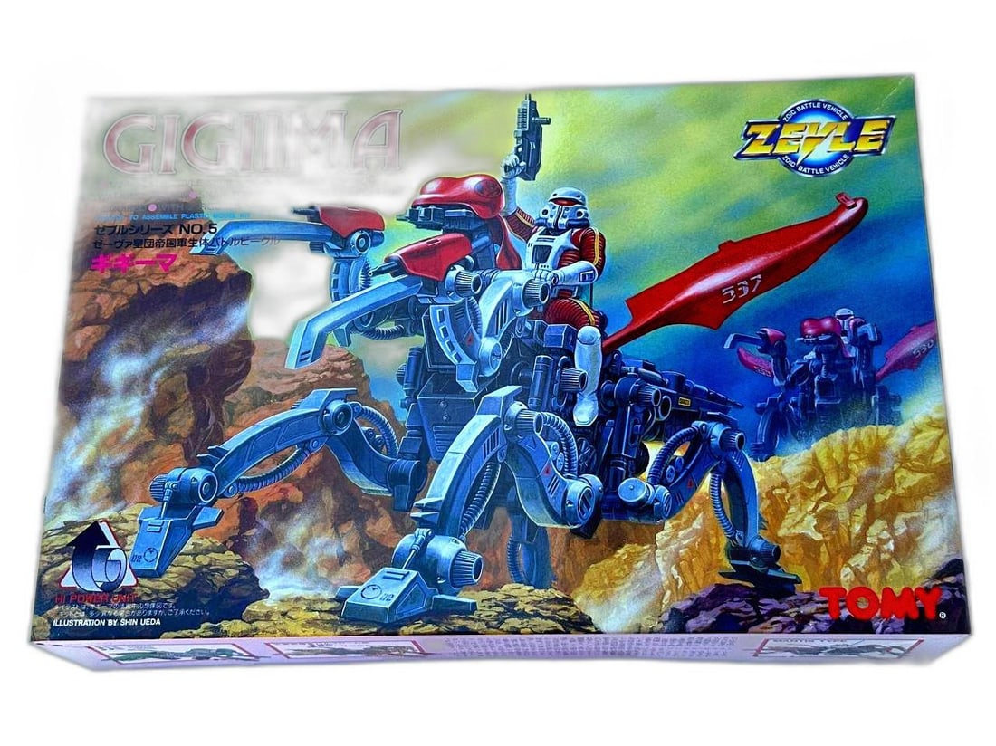 Zoids Gigiima 1992 Tomy Model Kit Japan Vintage Robot Toy 4In (1 of 6)