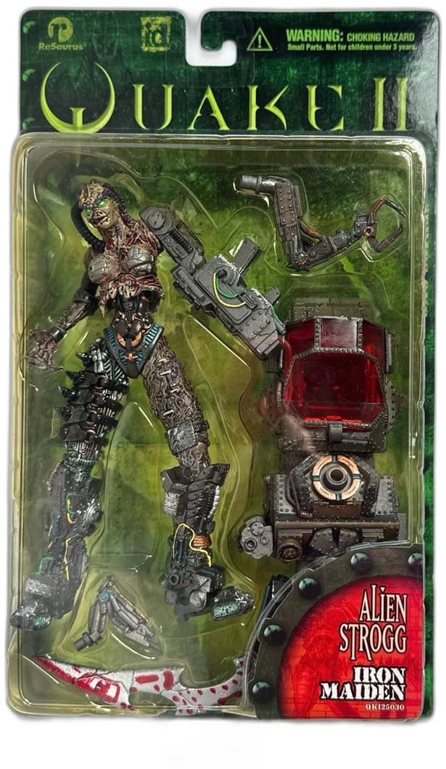 Rare Unopened Quake II Alien Strogg Iron Maiden ReSaurus First Collection Epic Action Figure (1 of 6)
