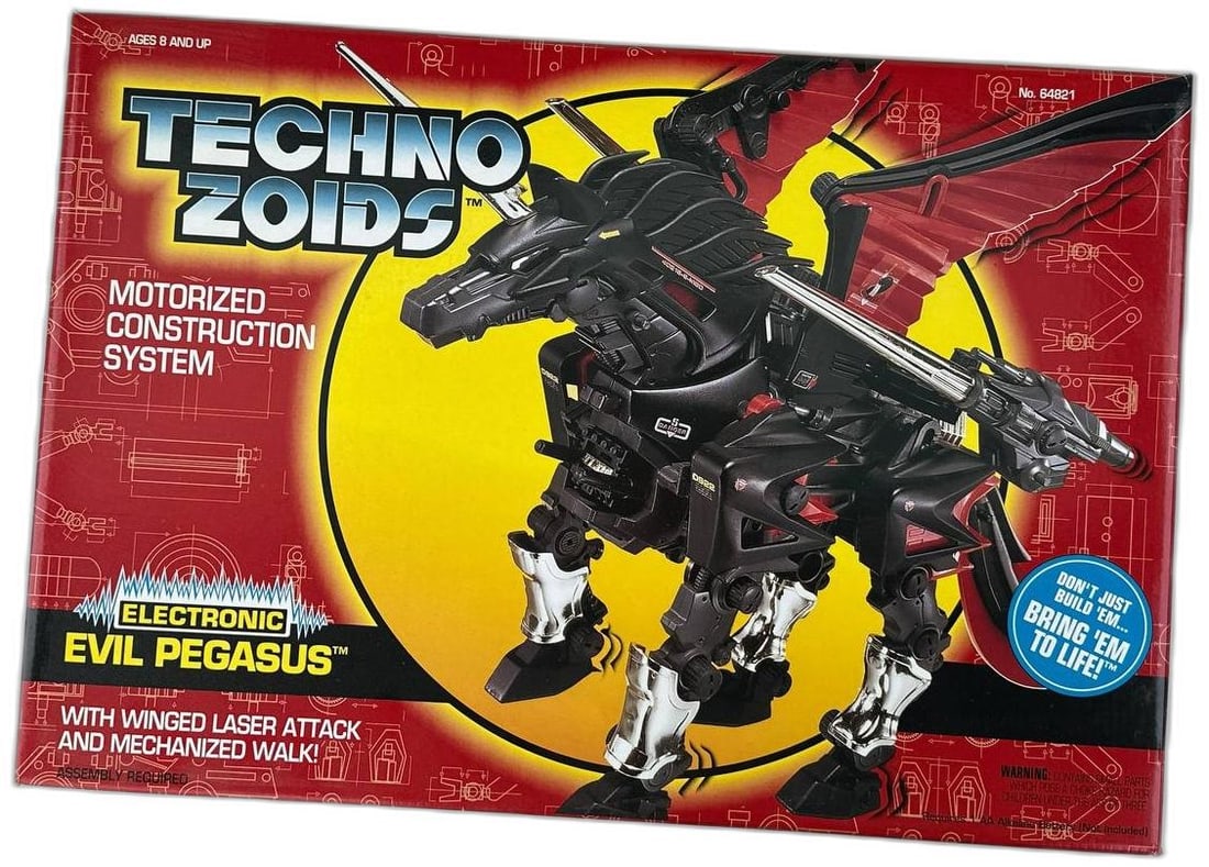Techno Zoids Evil Pegasus Motorized Construction System Electronic Kenner Toy (1 of 5)