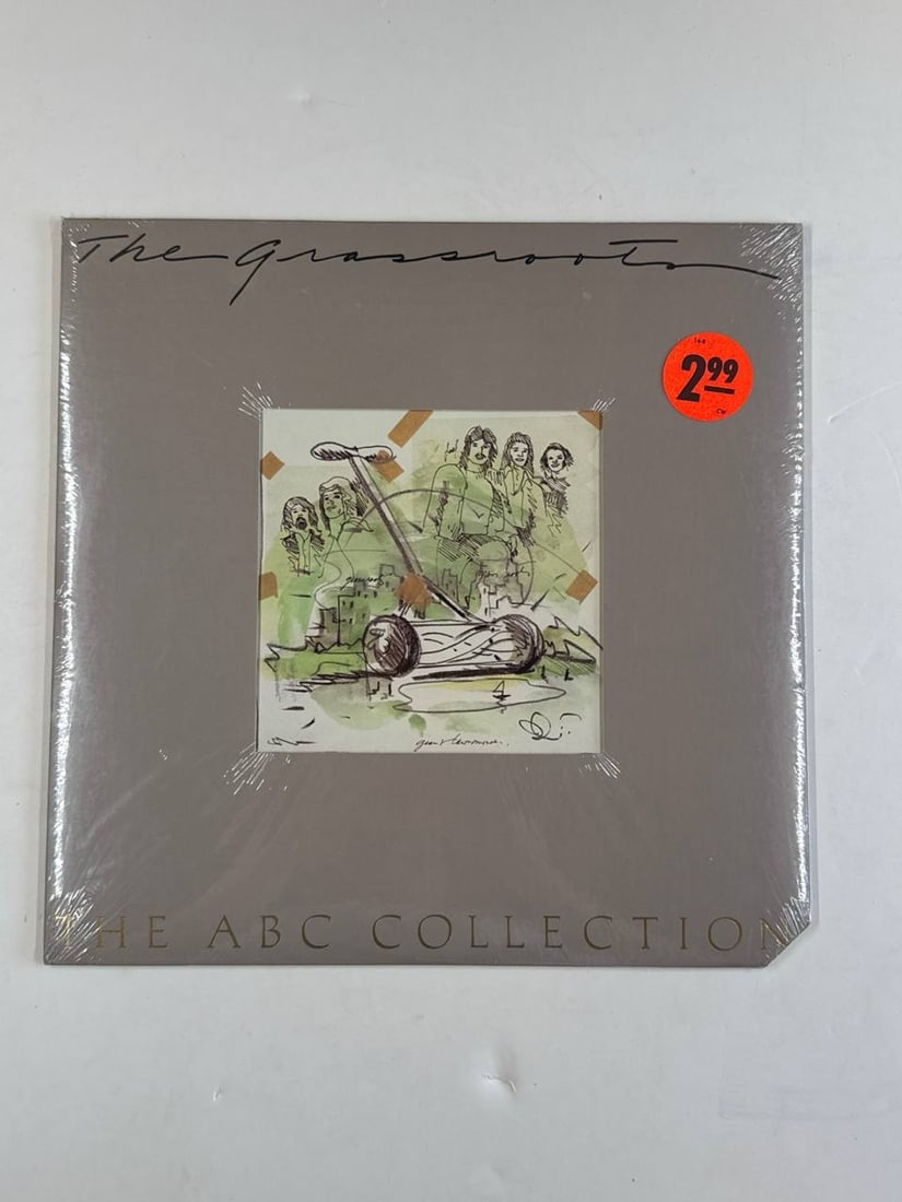 The Grass Roots The ABC Collection Vintage Vinyl LP Album Sealed 1976 US Press: Sealed 1976 press by The Grass Roots from ABC Records. This timeless compilation features a blend of their signature rock melodies and harmonies that defined an era. The album’s artwork, depicting a