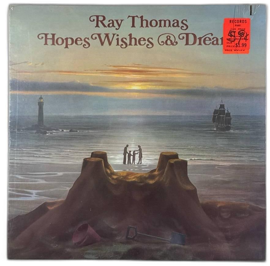 Ray Thomas Hopes Wishes And Dreams Vinyl Record LP Sealed Box 12 Inch: Ray Thomas Hopes Wishes And Dreams vinyl record LP sealed box 12 inch is a cherished musical treasure that captures the essence of classic rock vocals and sweeping instrumentals. This album, originall