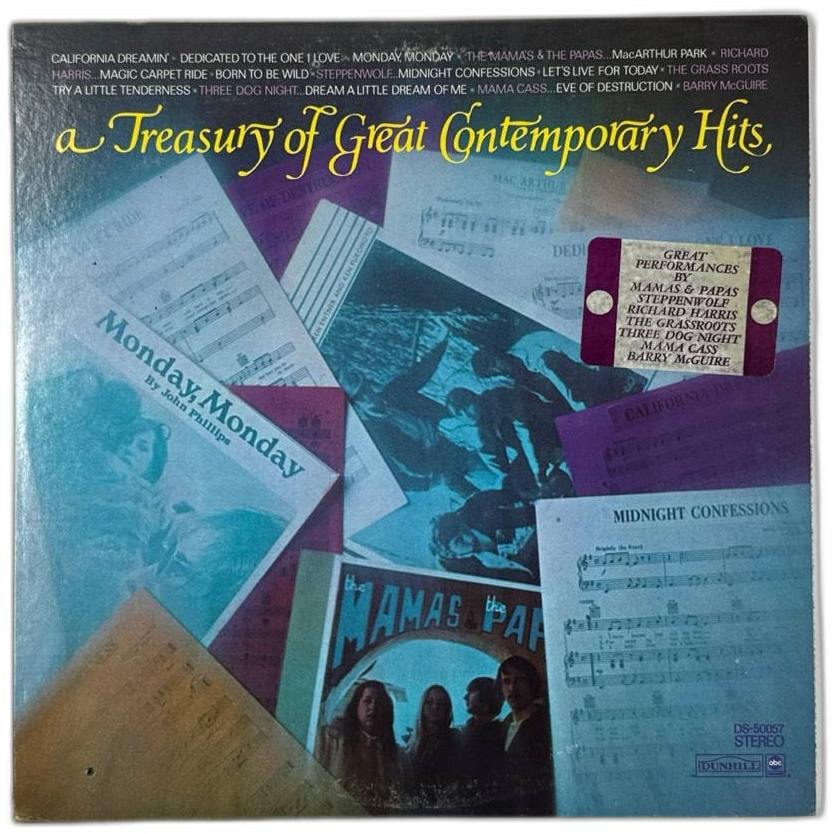 A Treasury Of Great Contemporary Hits Vinyl Record Classic Rock Steppenwolf Mamas Papas Rare: A Treasury Of Great Contemporary Hits Vinyl Record Classic Rock Steppenwolf Mamas Papas Rare Collectible DS50057 is a remarkable album that unites timeless tracks across rock and pop influences. This 