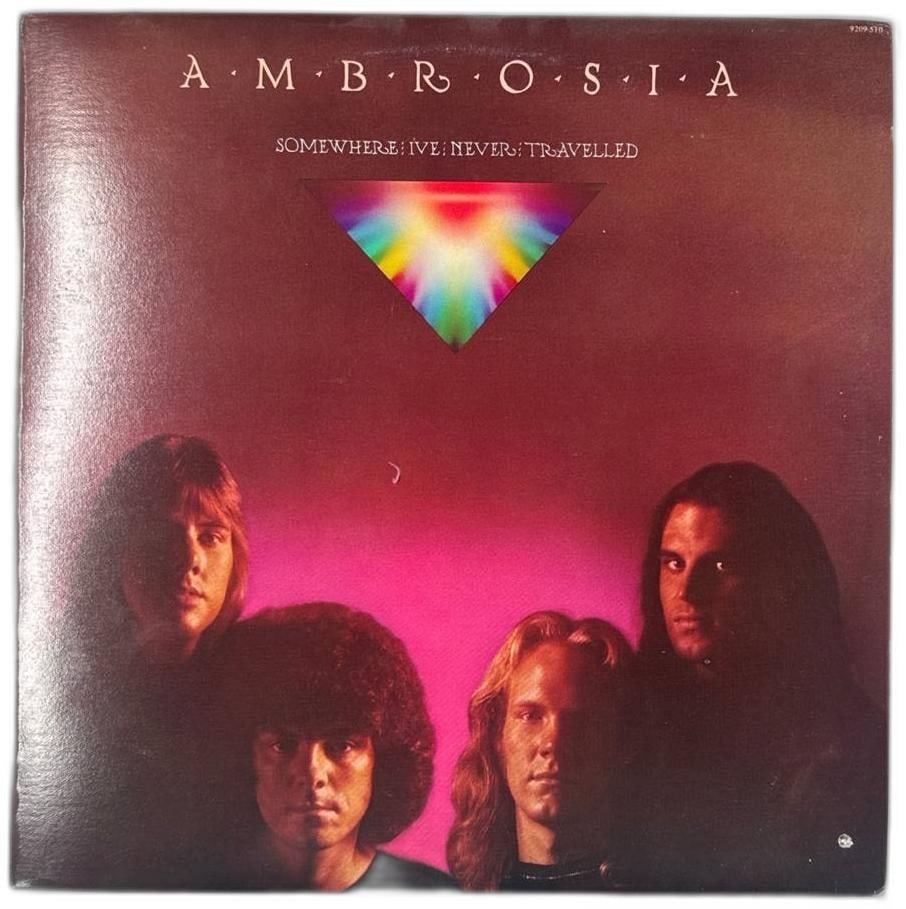 Vintage Ambrosia Somewhere Ive Never Travelled 12 Vinyl Record 1976 Rare US Pressing: Vintage Ambrosia Somewhere Ive Never Travelled 12 Vinyl Record 1976 Rare US Pressing is a remarkable collectible for fans of classic rock and progressive music. Released on 20th Century Records, this 