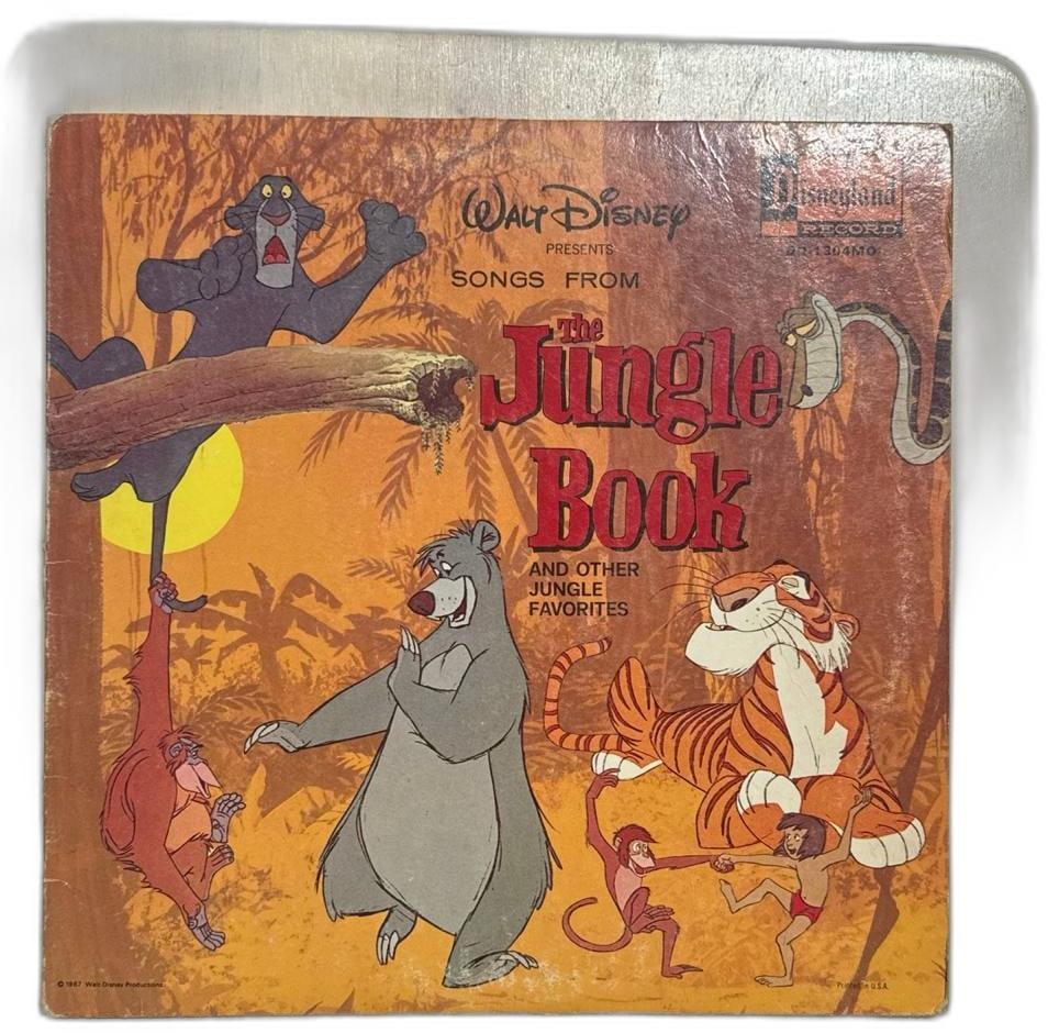 Walt Disney The Jungle Book LP Songs Other Jungle Favorites Disneyland 1967 (1 of 3)