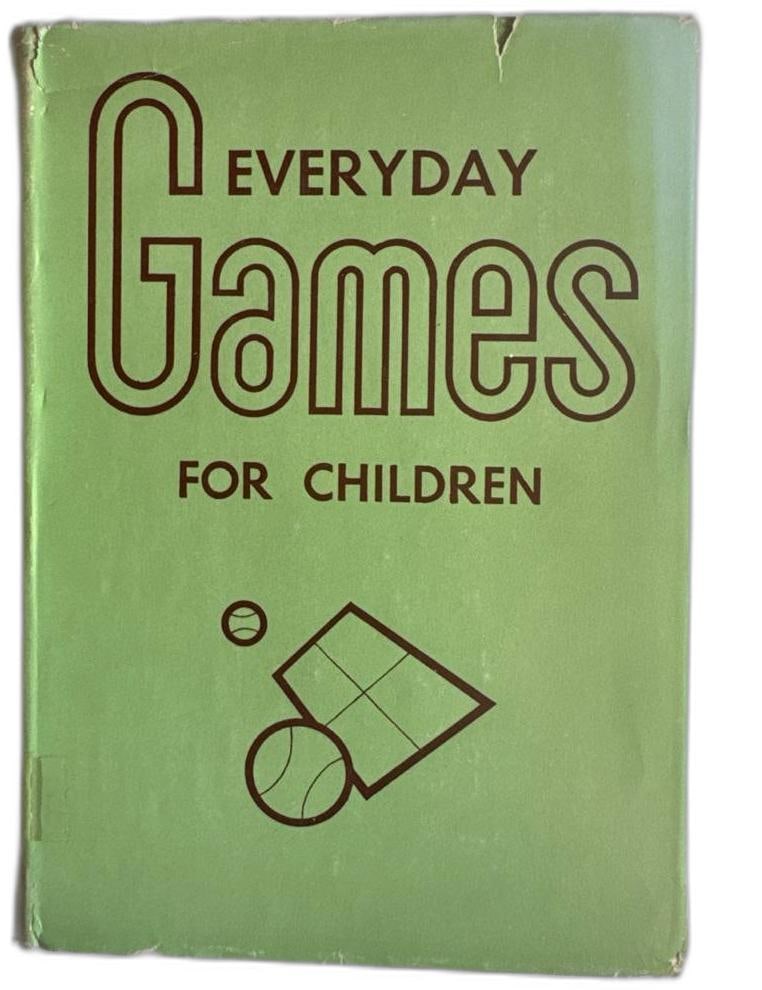 Everyday Games For Children Vintage Green Hardcover Book Playground Activities 8in Tall: Everyday Games For Children Vintage Green Hardcover Book Playground Activities 8in Tall is a timeless guide that brings together a collection of simple yet captivating pastimes for kids. Geared toward