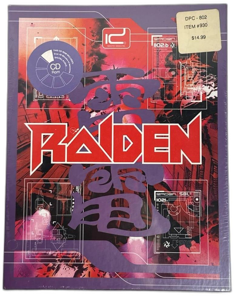 Raiden Sealed Vintage Old Retro Cd Rom Game Mint Condition (1 of 6)