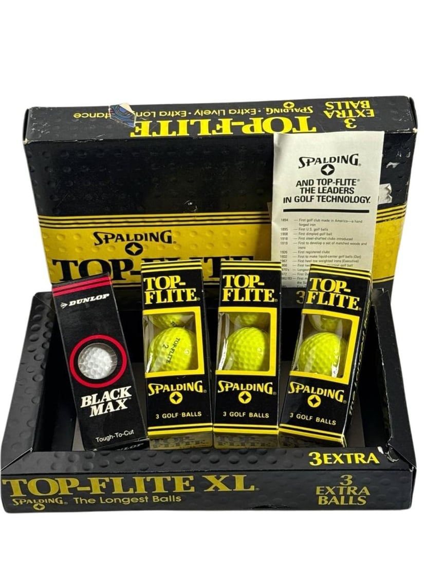 Spalding TopFlite Fifteen Professional Golf Balls Extra Long Distance Vintage Set (1 of 4)