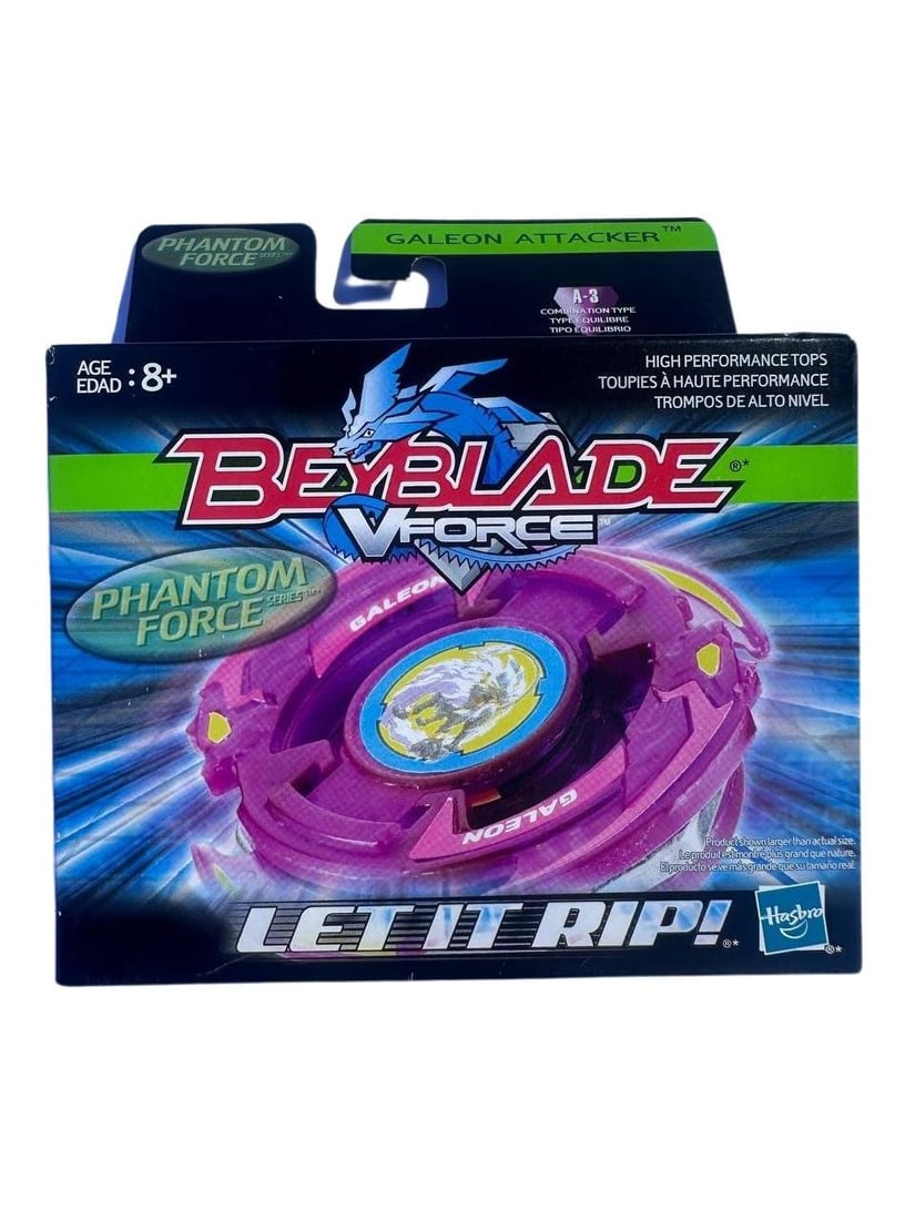 Hasbro Beyblade VForce Phantom Force Galeon Attacker Purple 7in (1 of 9)