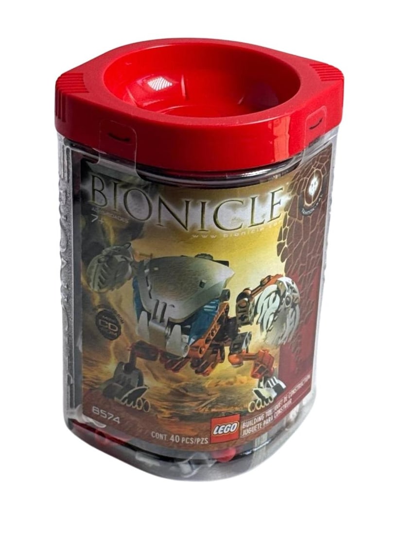 2003 LEGO Bionicle 8574 Tahnok Kal 40 Pieces Collectible Toy Set: Lego Bionicle 2003 Tahnok Kal 40 Pieces collectible toy set is a rare find for fans seeking to relive the excitement of the iconic Bionicle universe. Featuring an innovative canister design and detail